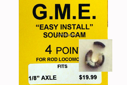 GME CAM 1/8th INCH AXLE